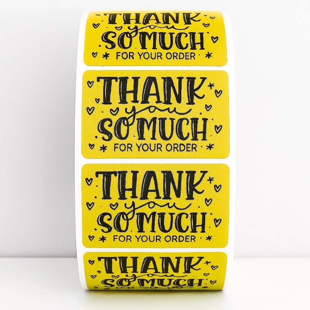 Thank You So Much For Your Order Sticker Small Shop sticker Small Business label